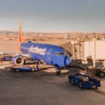 Como ir do Aeroporto de Las Vegas até os hotéis da Strip! Aeronave da Southwest no Aeroporto de Las Vegas