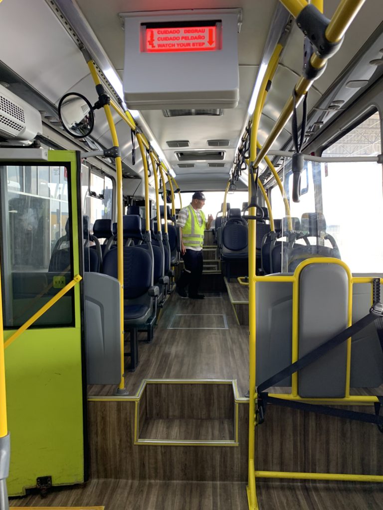 ônibus para o trem do aeroporto de guarulhos