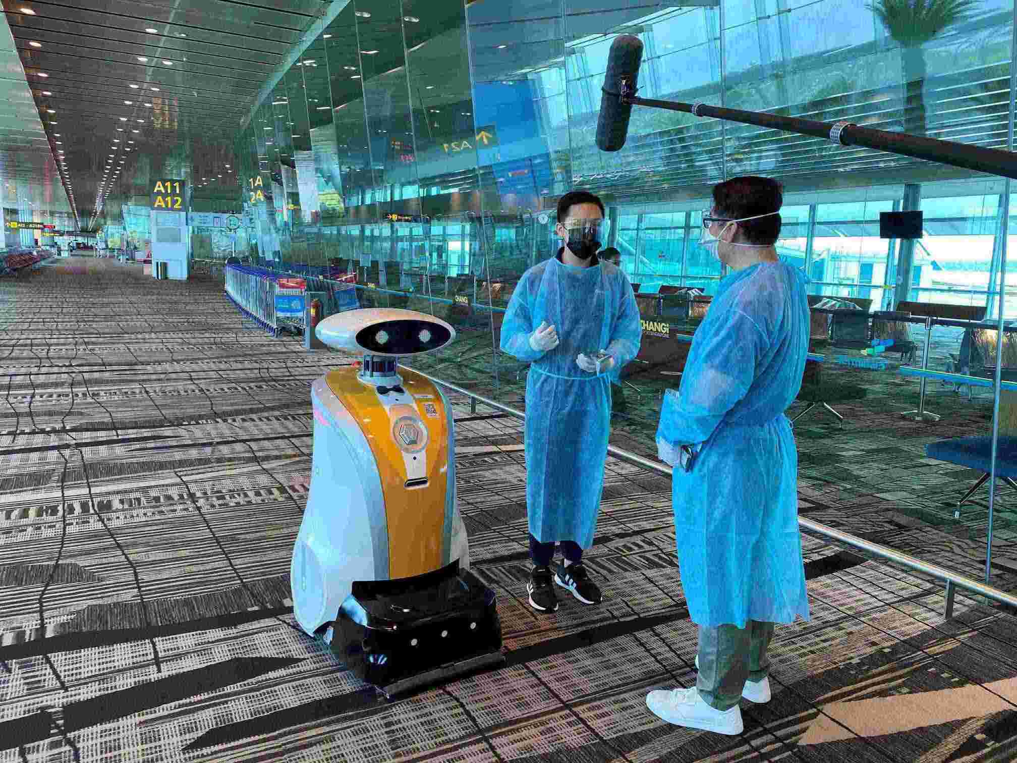 Robôs Aeroporto