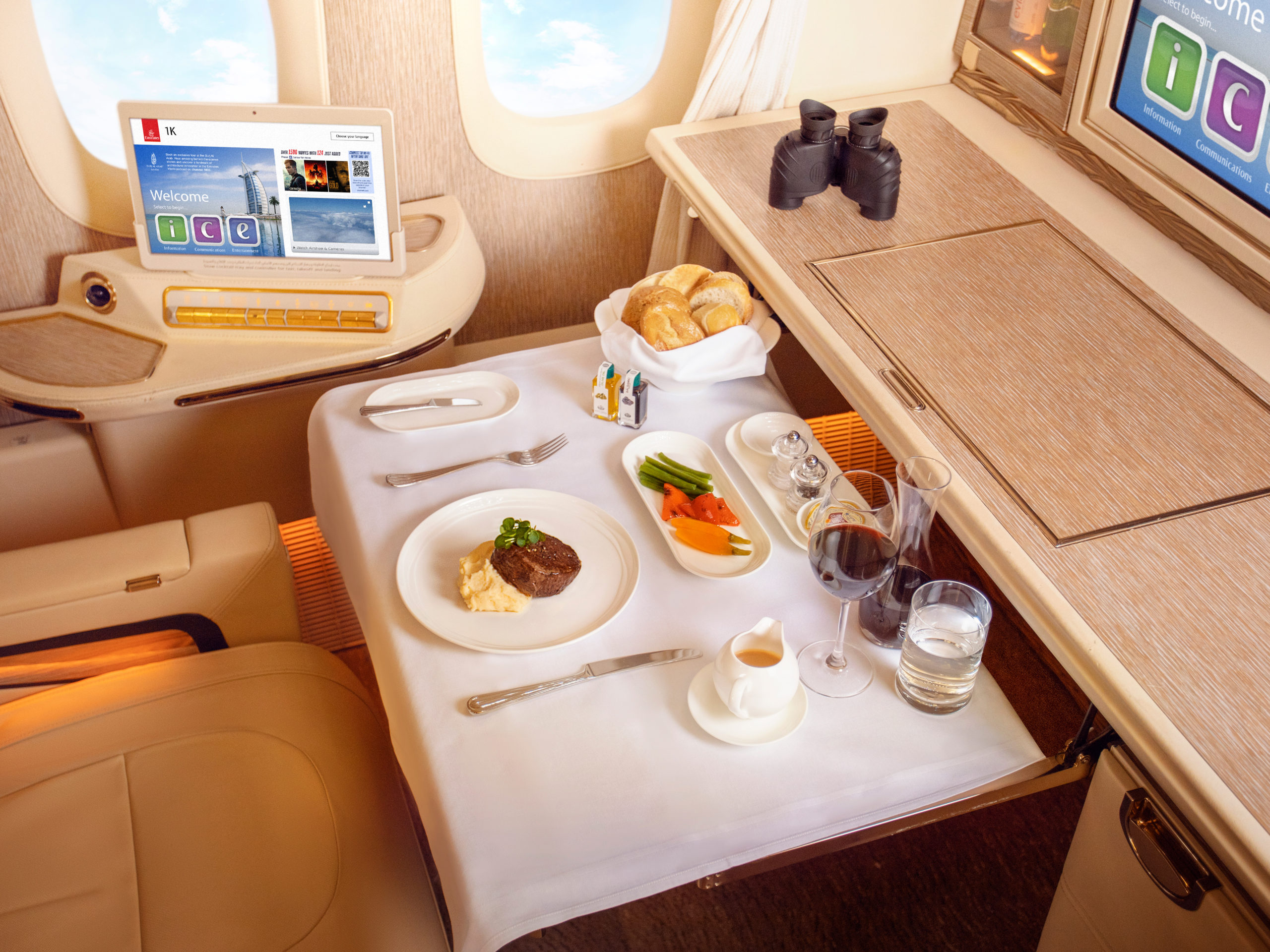 Emirates Novos Menus