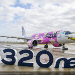 Azul apresenta “Margarida nas Nuvens” Azul A320 Margarida nas Nuvens
