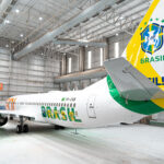 GOL apresenta nova pintura comemorativa da Seleção Brasileira de Futebol GOL Avião CBF